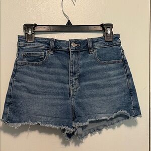 American Eagle Outfitters Distressed Blue Jean Shorts